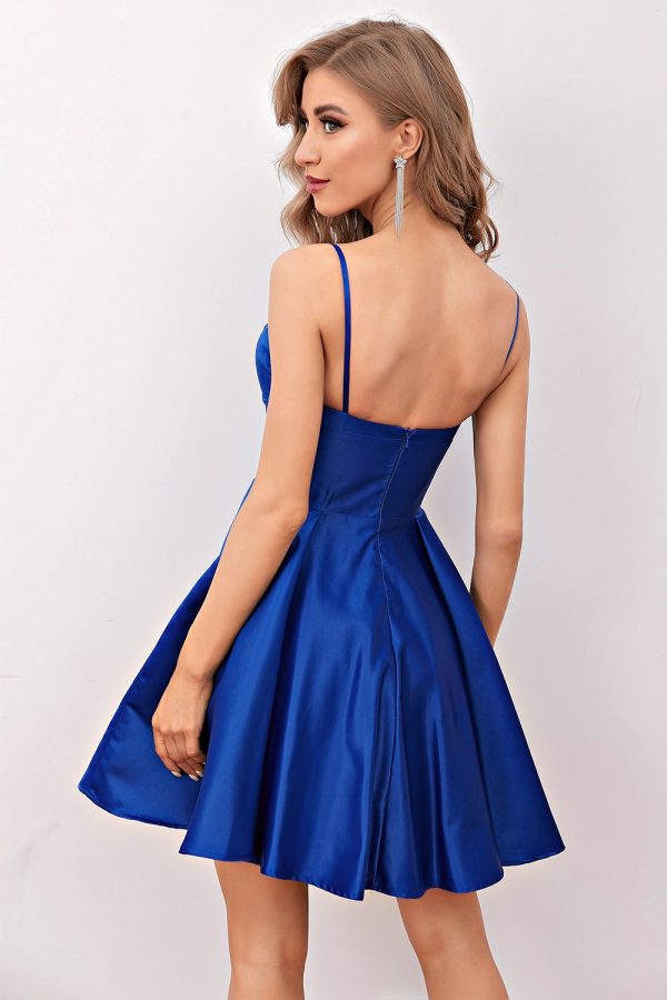 Koningsblauw kort Prom Homecoming Jurk Im Angebot – Bild 2