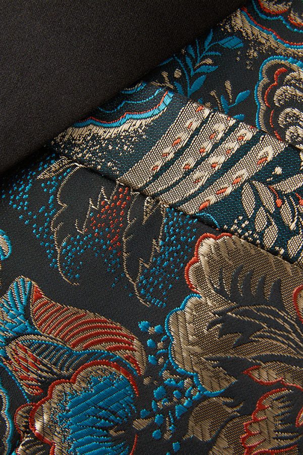 Bloemen Sjaal Revers Heren Blazer Schn?ppchen – Bild 4