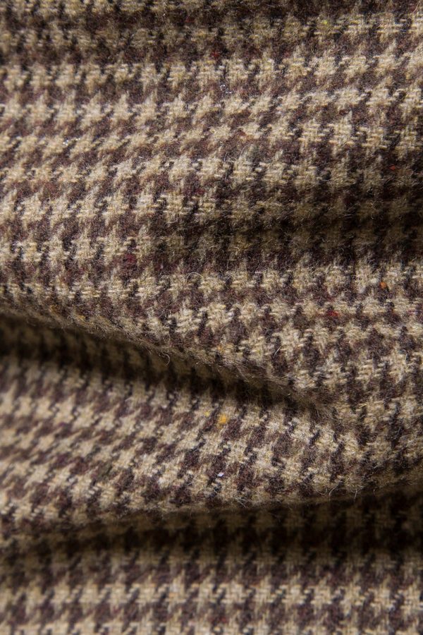 Kaki Plaid One Button Heren Blazer Mode – Bild 3