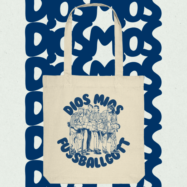 Organic Tote Bag - DIOS MIOS FUSSBALLGOTT Zu verkaufen – Bild 2