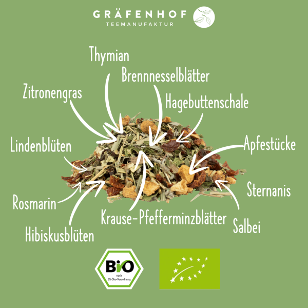 BIO Schnief Erkältungstee · 100 g lose Im Angebot – Bild 3