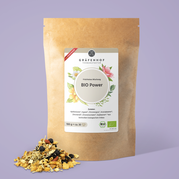 BIO Power Früchtetee · 100 g lose Im Angebot