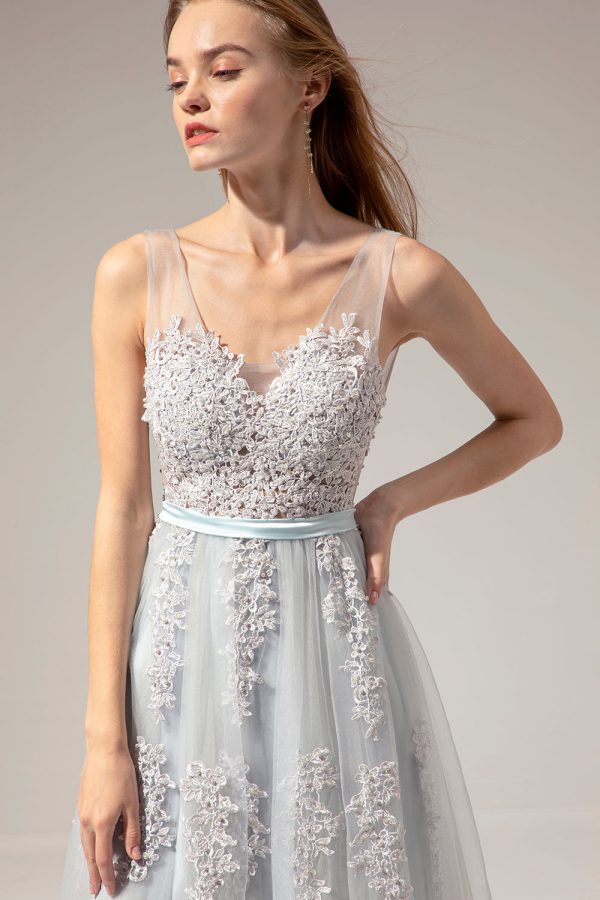 Lange appliqués Gala-Jurk Online-Verkauf – Bild 4