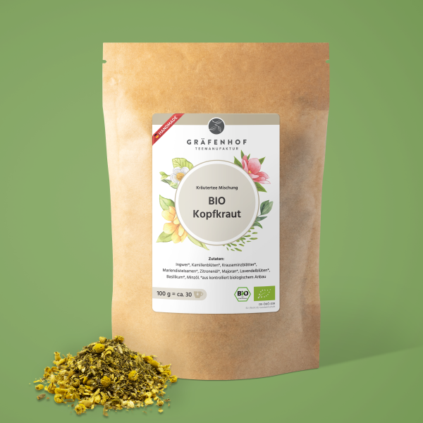 BIO Kopfkraut Kräutertee · 100 g lose Online-Verkauf