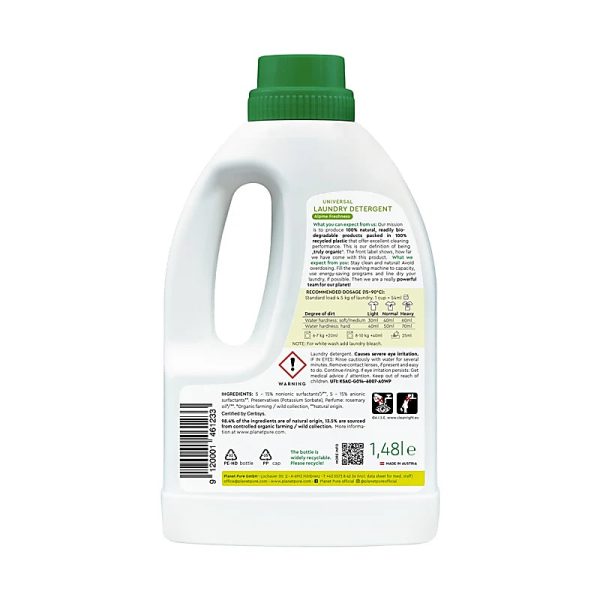 Planet Pure · Pflanzliches Bio-Universalwaschmittel · Alpenfrische Schn?ppchen – Bild 2