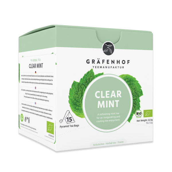 Clear Mint Tee · 15 Pyramidenbeutel Jetzt online