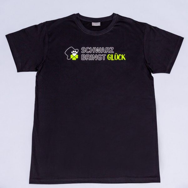 Schwarz bringt Glück Herren T-Shirt Online