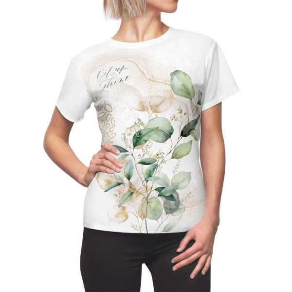 Ladies T-Shirt  Oil up and shine  tailliert Verkauf – Bild 4
