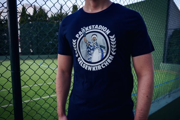 Parkstadion Gelsenkirchen | Navy | Organic Shirt Online-Verkauf – Bild 2