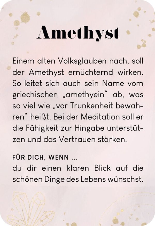 Omm for you · Kartenset  50 Kristalle & Steine  Jetzt online – Bild 3