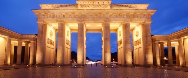 Brandenburger Tor, Glasbild Panorama Mode – Bild 5