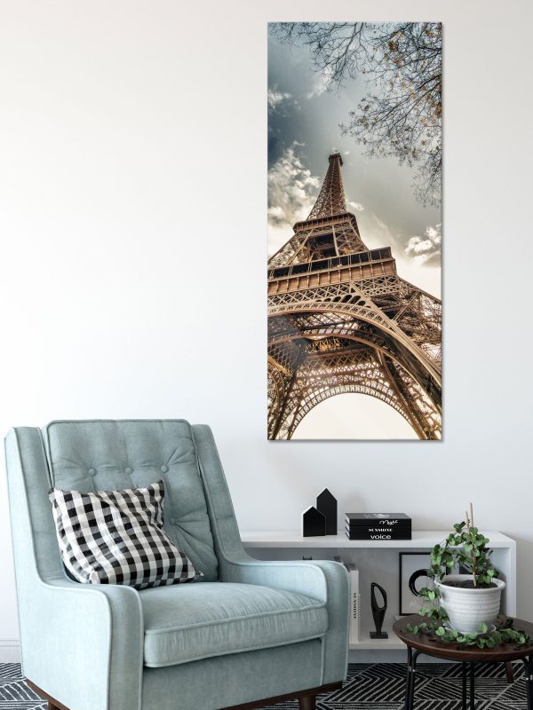 Eindrucksvoller Eifelturm Paris, Glasbild Panorama Online-Schn?ppchen – Bild 2