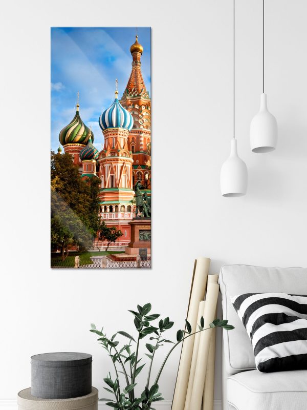 Basilica in St. Petersburg, Glasbild Panorama Mode – Bild 3