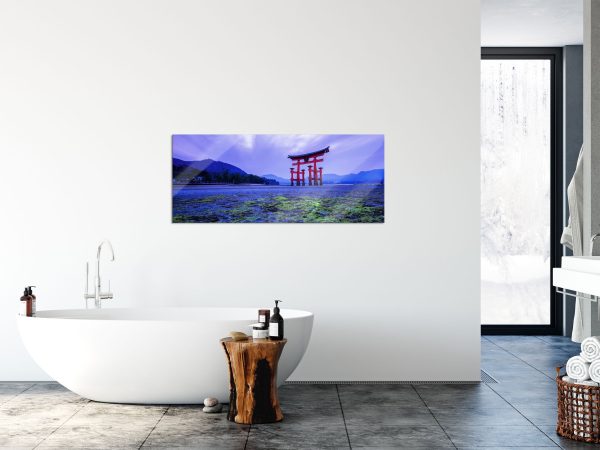 Torii in Hiroshima Japan, Glasbild Panorama Online – Bild 4
