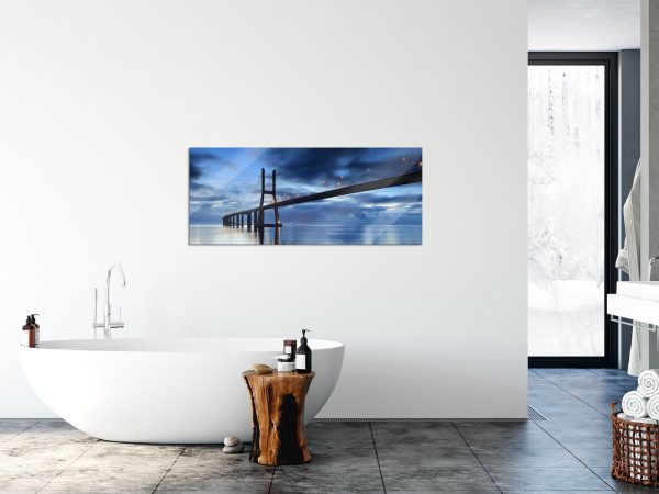 Ponte Vasco da Gama Lissabon, Glasbild Panorama Jetzt online – Bild 4