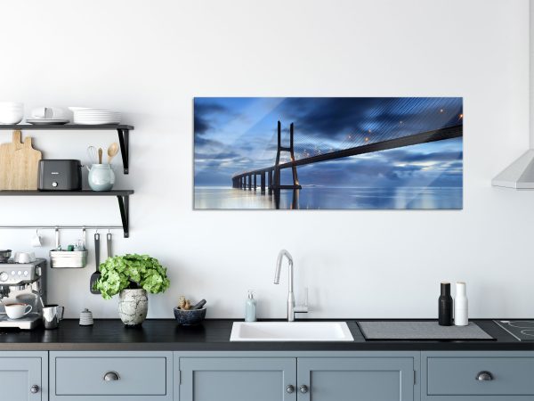 Ponte Vasco da Gama Lissabon, Glasbild Panorama Jetzt online – Bild 3